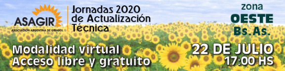 JORNADAS DE ACTUALIZACION TECNICA DEL GIRASOL ZONA OESTE