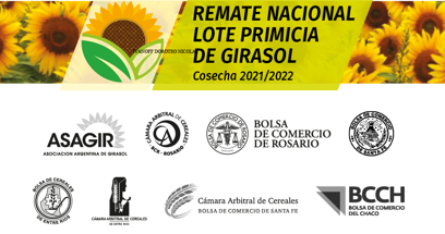 Ganador del Certamen del Primer Lote de Girasol  Cosecha 2021 / 2022